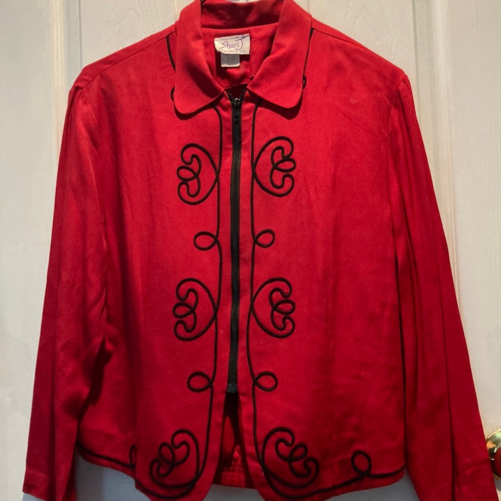 Shari J Fashions Inc. - Red Suit Coat